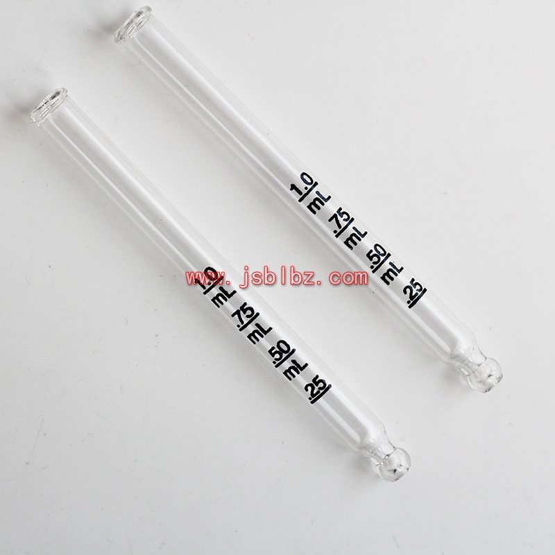 玻璃滴管印字厂家供应优质刻度玻璃滴管